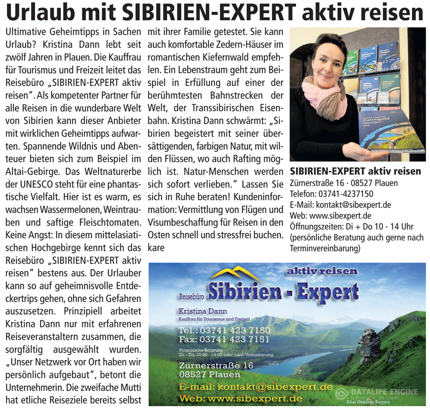 Unsere Anzeige - BLICK (07.03.15)
