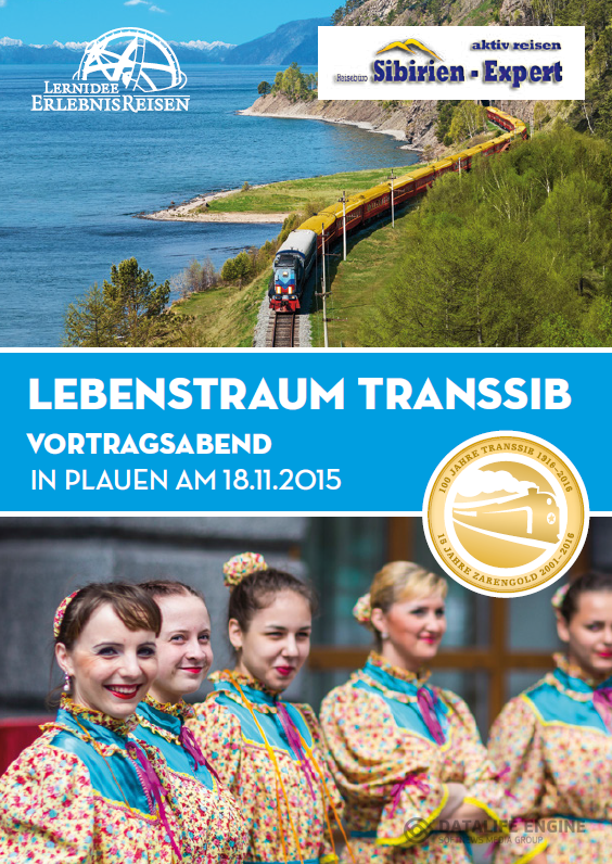 VORTRAGSABEND in Plauen am 18.11.2015